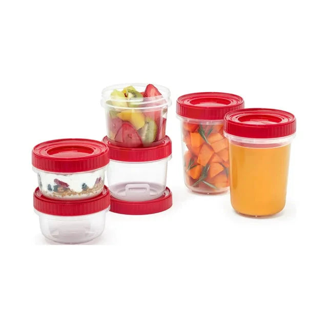 Rubbermaid Takealongs 12 Piece Food Storage Set, Red - Amado Deals - wholesale and distributors with free shipping in United States Rubbermaid Takealongs 12 Piece Food Storage Set, Red - Amado Deals - wholesale and distributors with free shipping in United States